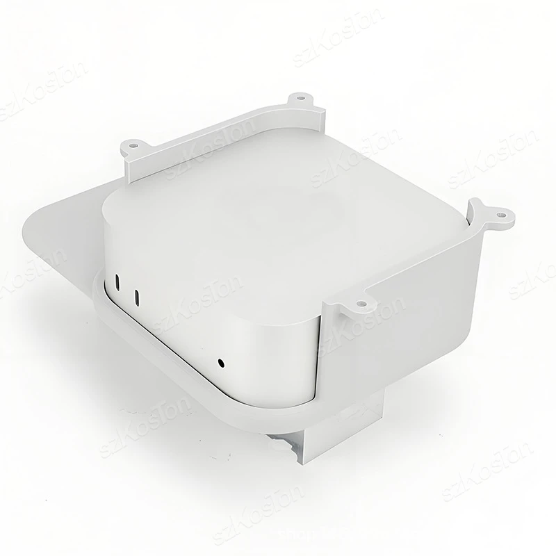 Sob suporte de mesa para 2024 mac mini m4 computador desktop suporte de impressão 3d suporte de armazenamento para mac mini m4 pro pc acessórios