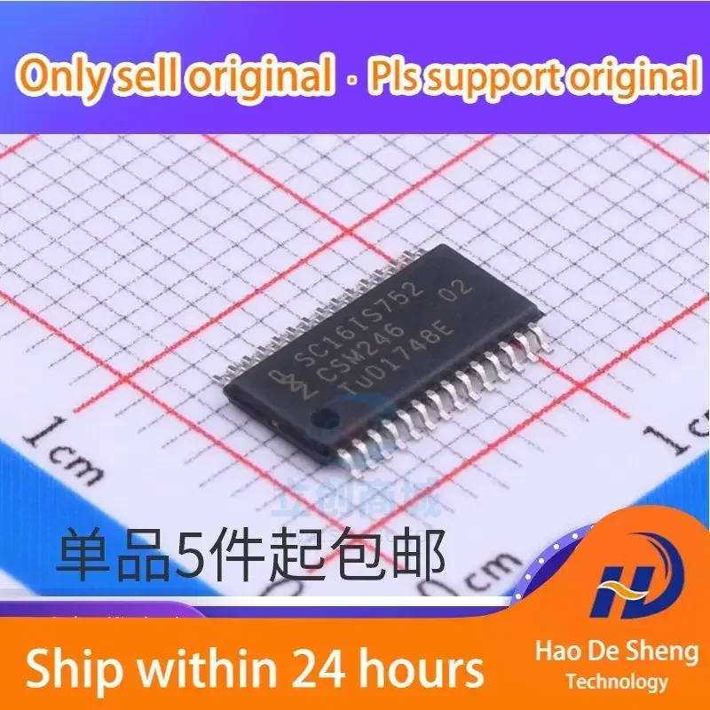 

10 шт./лот SC16IS752IPW SC16IS752 Новые оригинальные в наличии