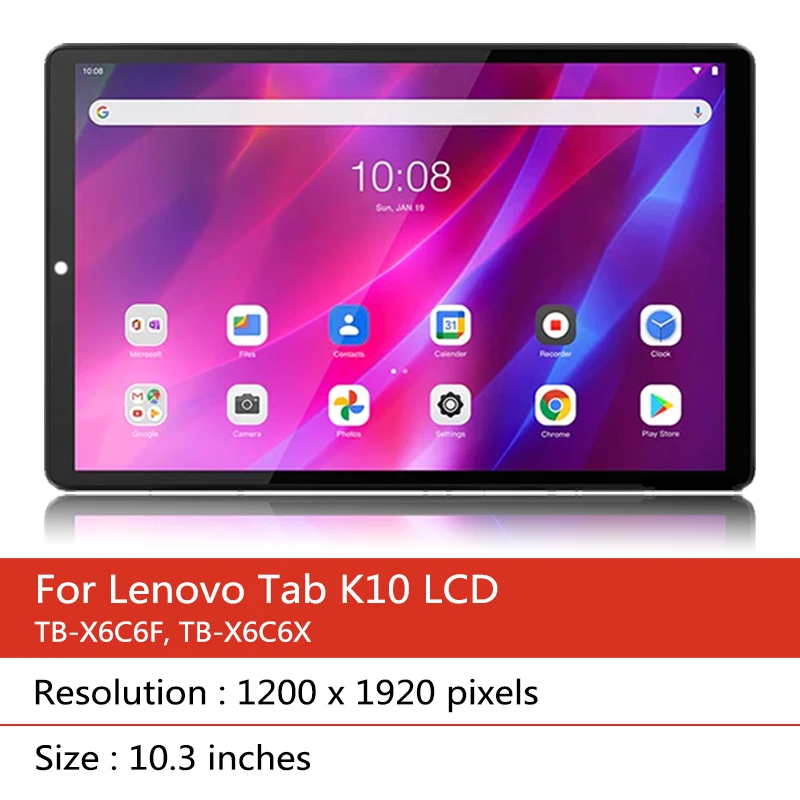 TB-X6C6F TB-X6C6X Premium Lcd For Lenovo Tab K10 TB X6C6 LCD