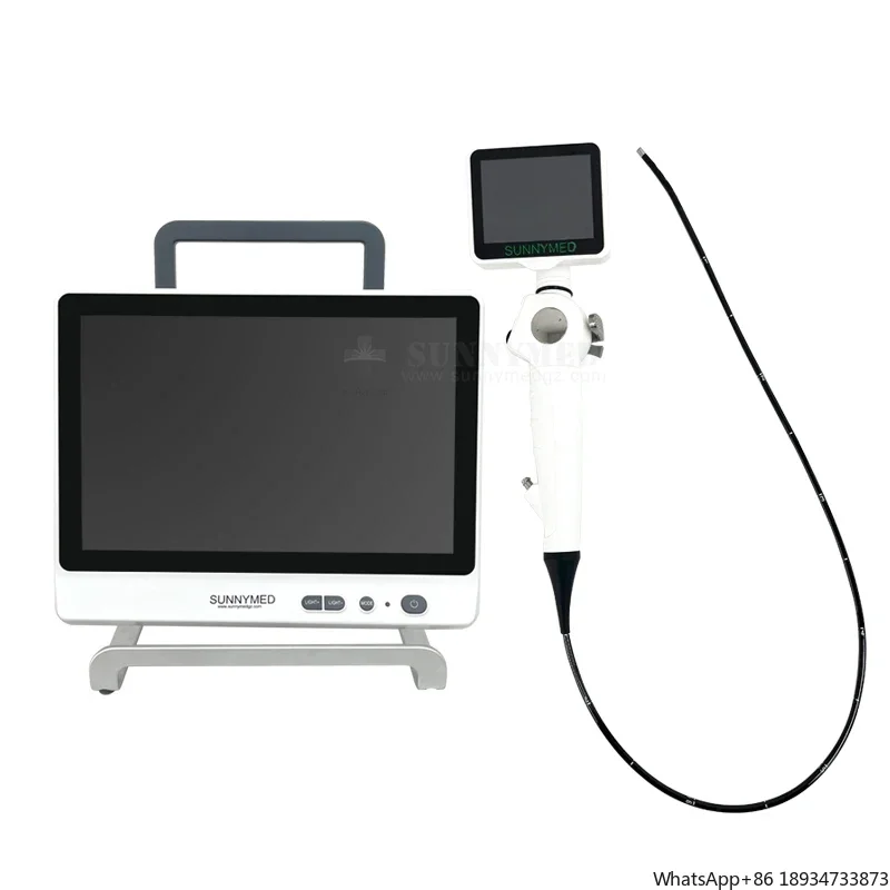 Portable 4.8Mm Outer Diameter Surgery Intubation Reusable flexible video endoscope ent endoscope with hd camera laryngoscope