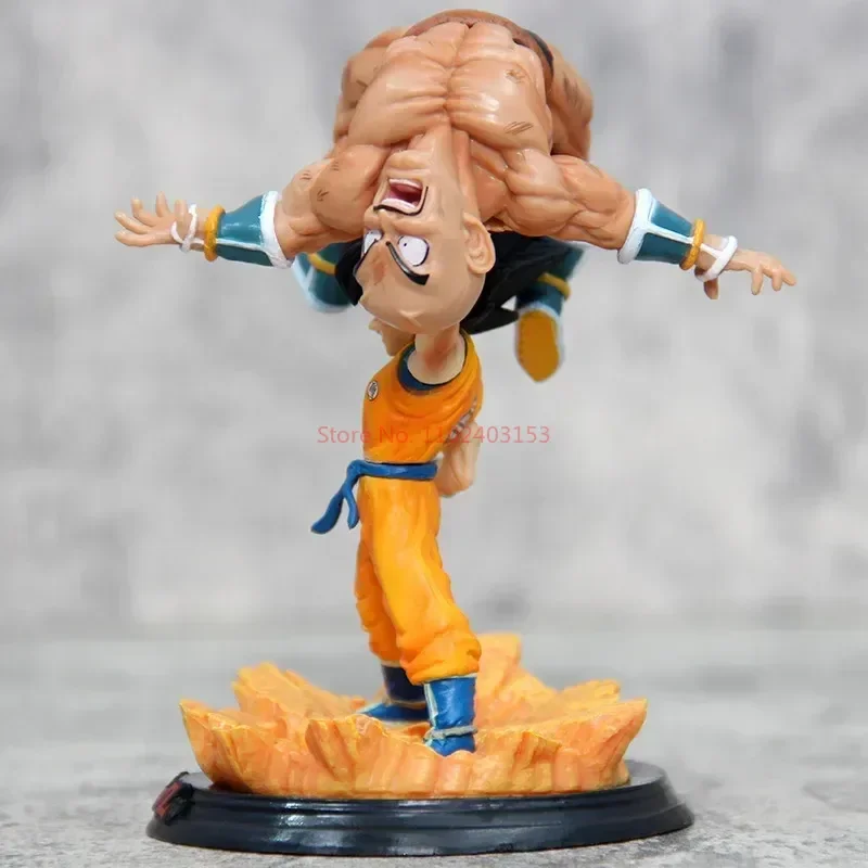 Anime Dragon Ball Z Son Goku Vs Nappa 12cm Gk Action Figures Super Saiyan Statue Model Collection Ornaments Children Toys Gifts