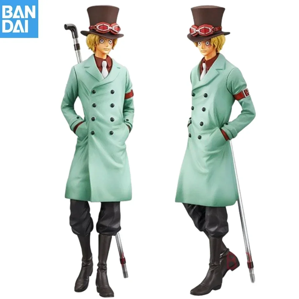 Bandai Original Anime Movie ONE PIECE DXF Sabo Rob Lucci STAMPEDE Banpresto THE GRANDLINE MEN Figure Model Toy Birthday Gifts