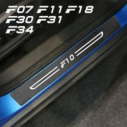 Car Door Sill Stickers Accessories For F10 F30 F20 F31 F11 F15 F34 F35 F25 F16 F32 F33 F36 F21 F17 F18 F12 F13 F07 F01 F24