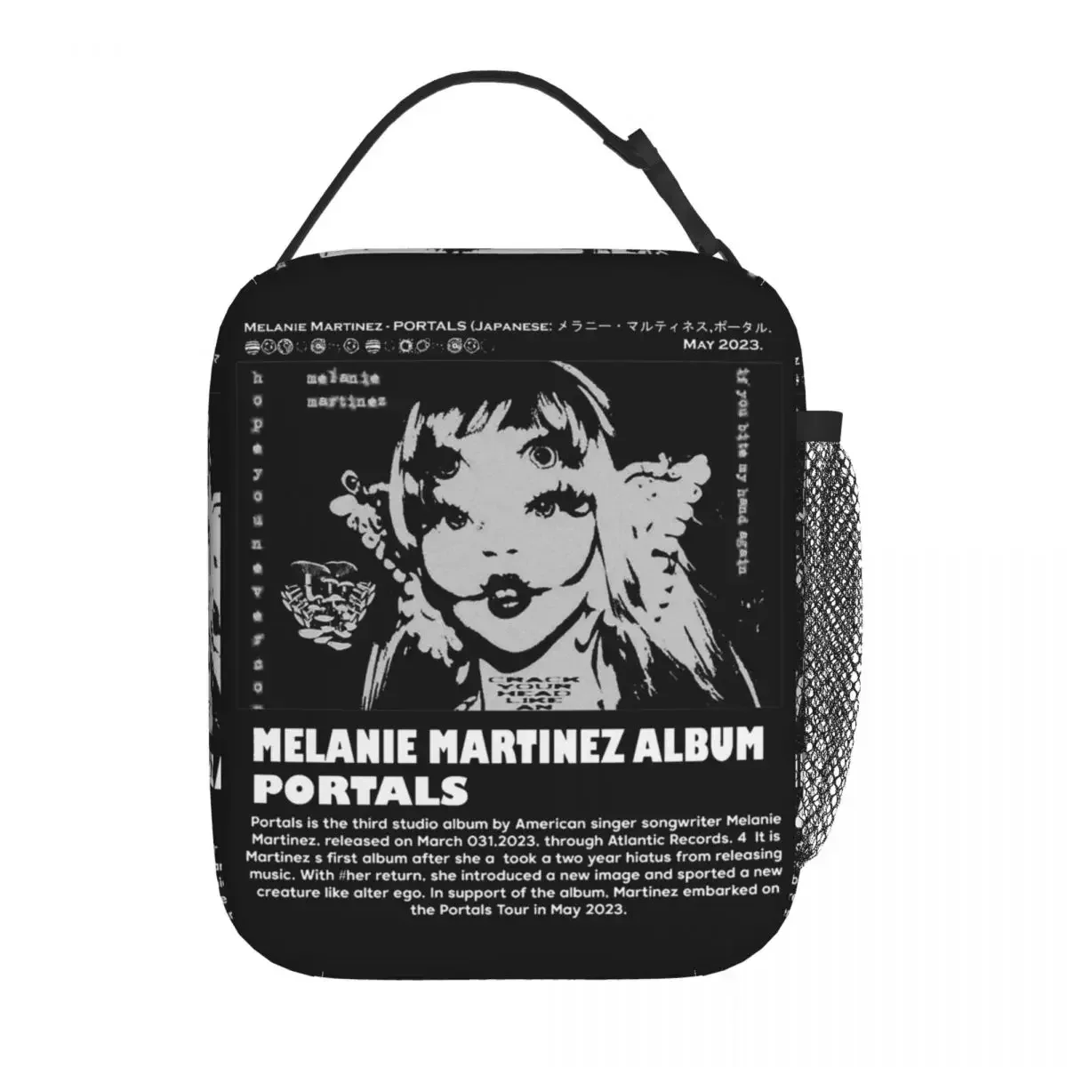 

Melanie Martinez Portals Insulated Lunch Bag Portable Meal Container Thermal Bag Lunch Box Tote Office Picnic Food Bag