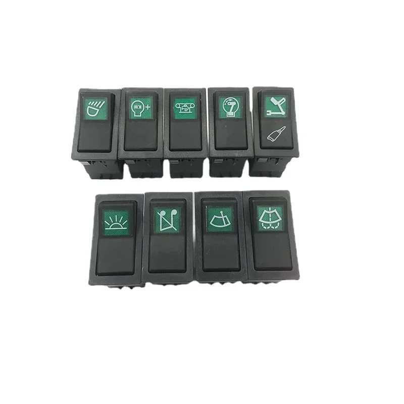 

Кнопка включения фар стеклоочистителя Детали экскаватора Lingong EC140B 210B 240B 360B 135B EC290B EC700B EC460B