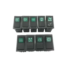wiper headlight switch button Excavator parts Lingong EC140B 210B 240B 360B 135B EC290B EC700B EC460B