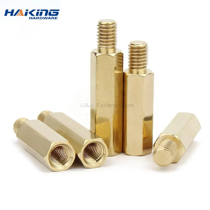20/50Pcs Hex Brass … - image