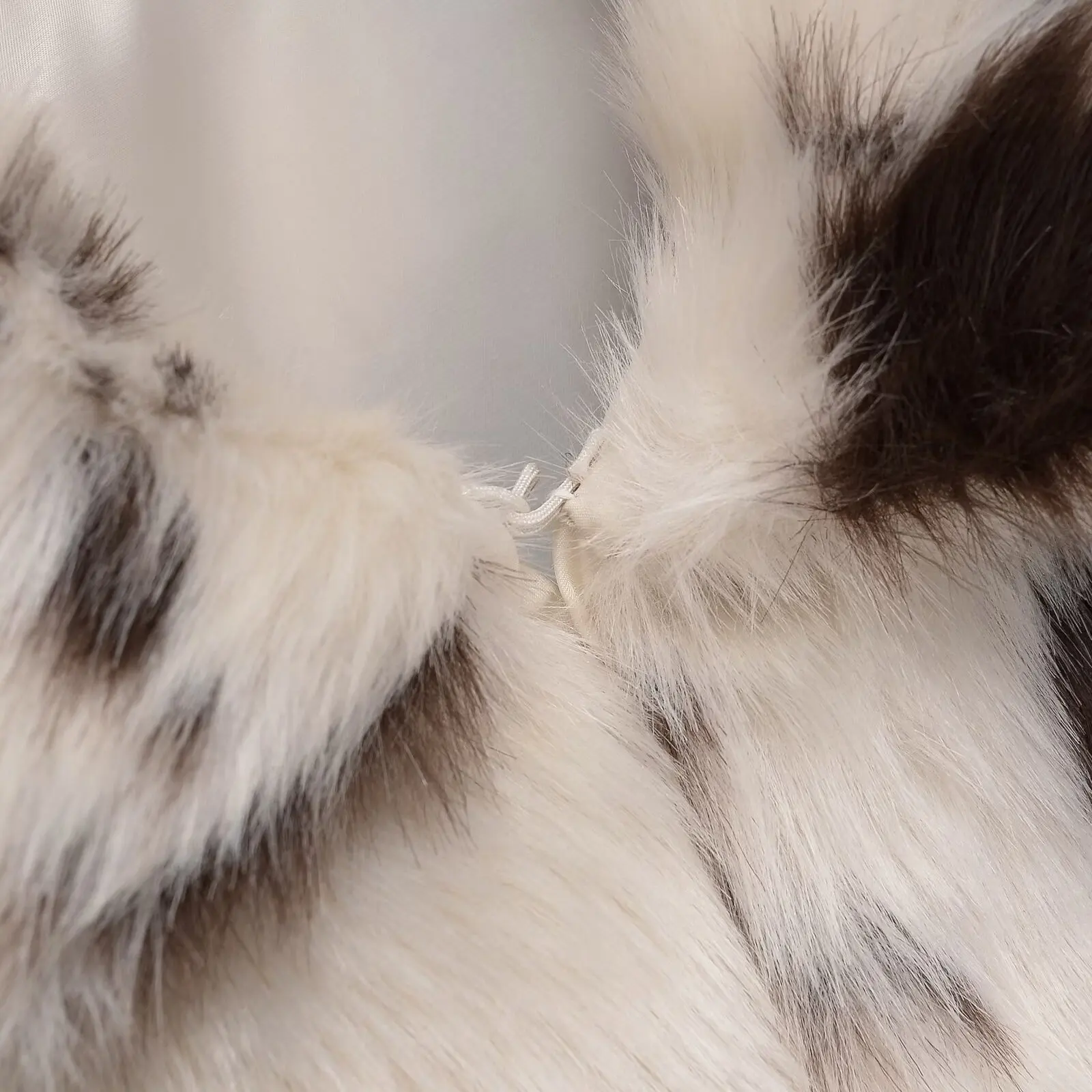 معطف نسائي من JNLEAOG بتصميم مطبوع عليه حيوانات من الفرو الاصطناعي مناسب للخريف جديد من ألياف البوليستر طويل...