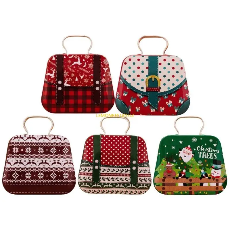 N58C Christmas Think Tin Carry حامل للهدايا والحلية مع مقبض مناسب