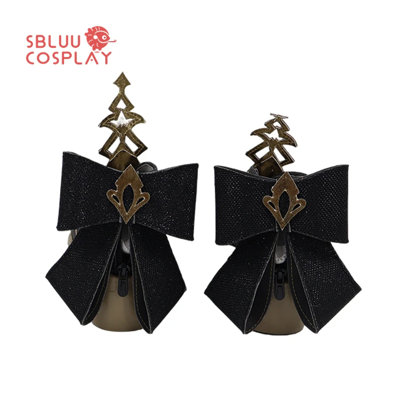 أحذية SBluuCosplay Game Genshin Impact Navia التأثيرية لحفلات الهالوين مصنوعة حسب الطلب