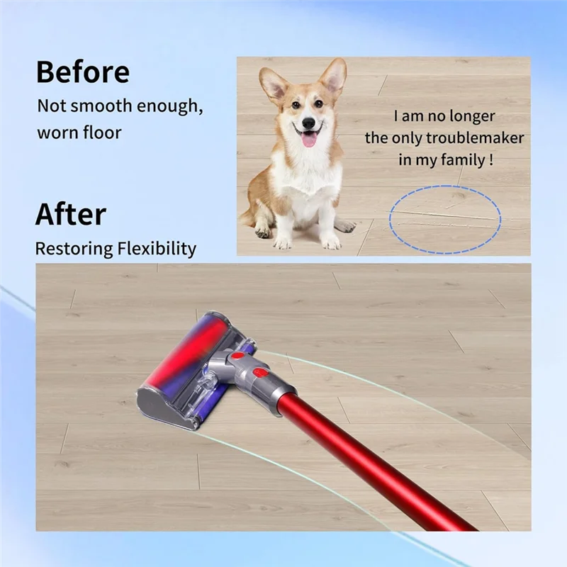 AT28-شرائط قطيفة ناعمة لـ Dyson V6، V7، V8، V10، V11 رأس منظف الأسطوانة الناعمة، قطع غيار مرفق المكنسة الكهربائية