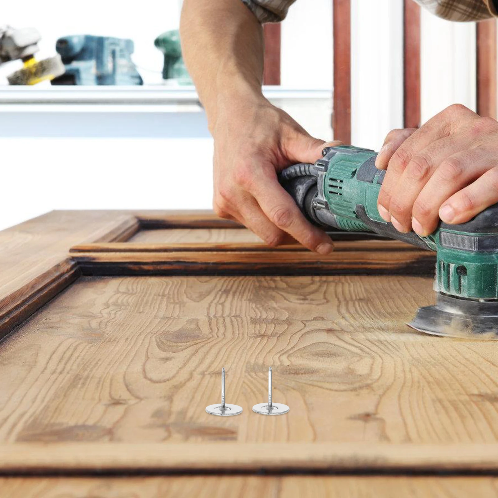 

20 Pcs Bulletin Board Flat Head Bubble Nails Push Pins Iron Sofa Thumbtacks Furniture