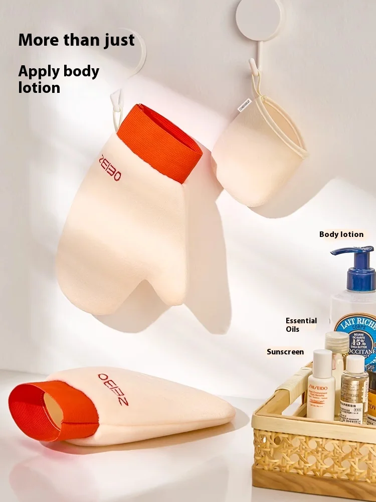 Self Tanning Gloves Women Body Cream Sunscreen Make Up Lotion Application No Mess Waterproof Mitt Body Skincare Massage Gloves