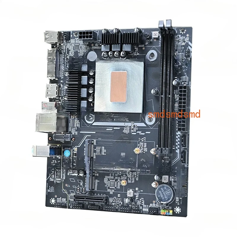 M-ATX CPU Motherboard Combo 12th Core Interposer QXZR ES 0000 8C12T PCIe2.0x8 Integrated CPU DDR4 RAM NVME M.2 kit placa mãe