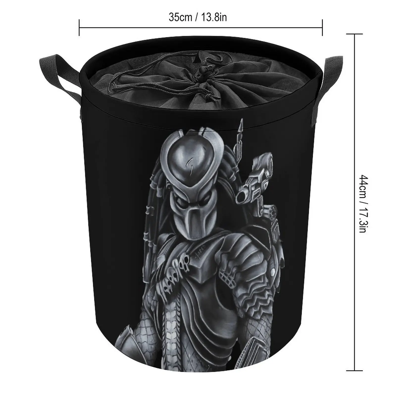 Predator_Movie_Alien_6 Laundry Basket Storage Bins Large Capacity Creative Storage of Socks And Great to The Touch Convenient Be