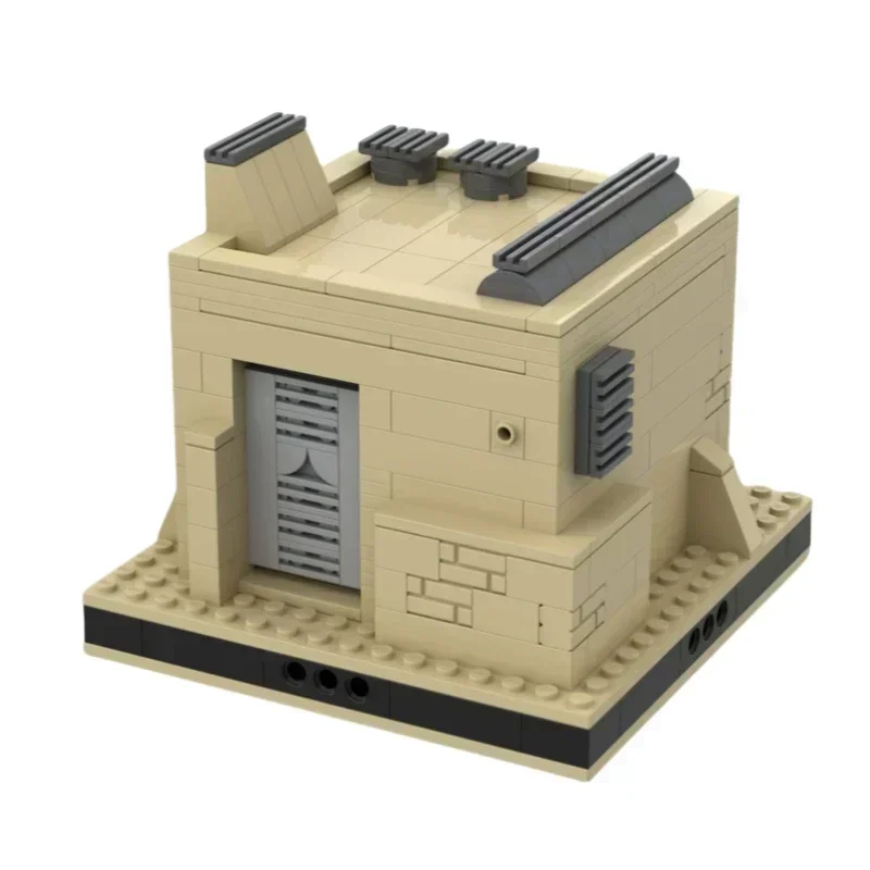 Sterfilms Model MOC Bouwstenen Militaire basis Woestijnhuizen Modulaire technologie Geschenken Kinderen Vakantie Monteer speelgoedpak