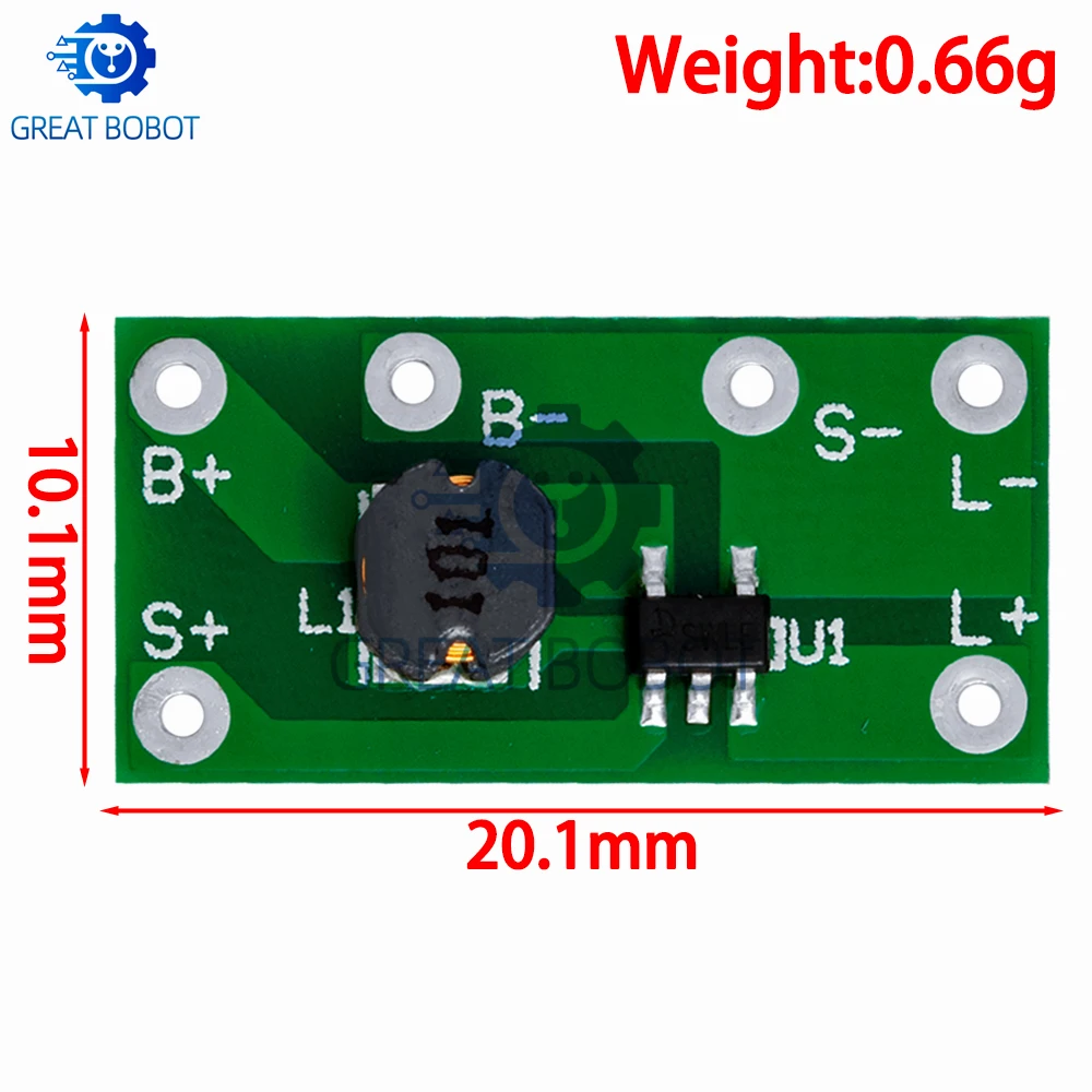 1~10PCS 1.2V light controlled constant brightness solar underground lamp circuit board double nail solar nail lamp controller