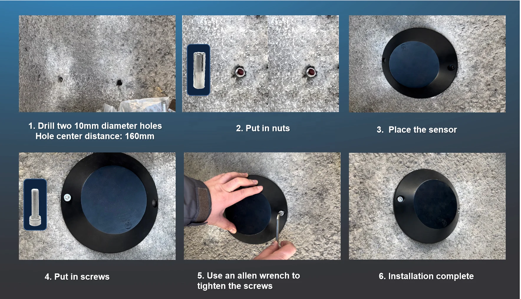 Dingtek DO202 Smart NB-IoT Lorawan Sensor de estacionamento sem fio Material ABS Detector de veículos IP Rede TCP sem fio