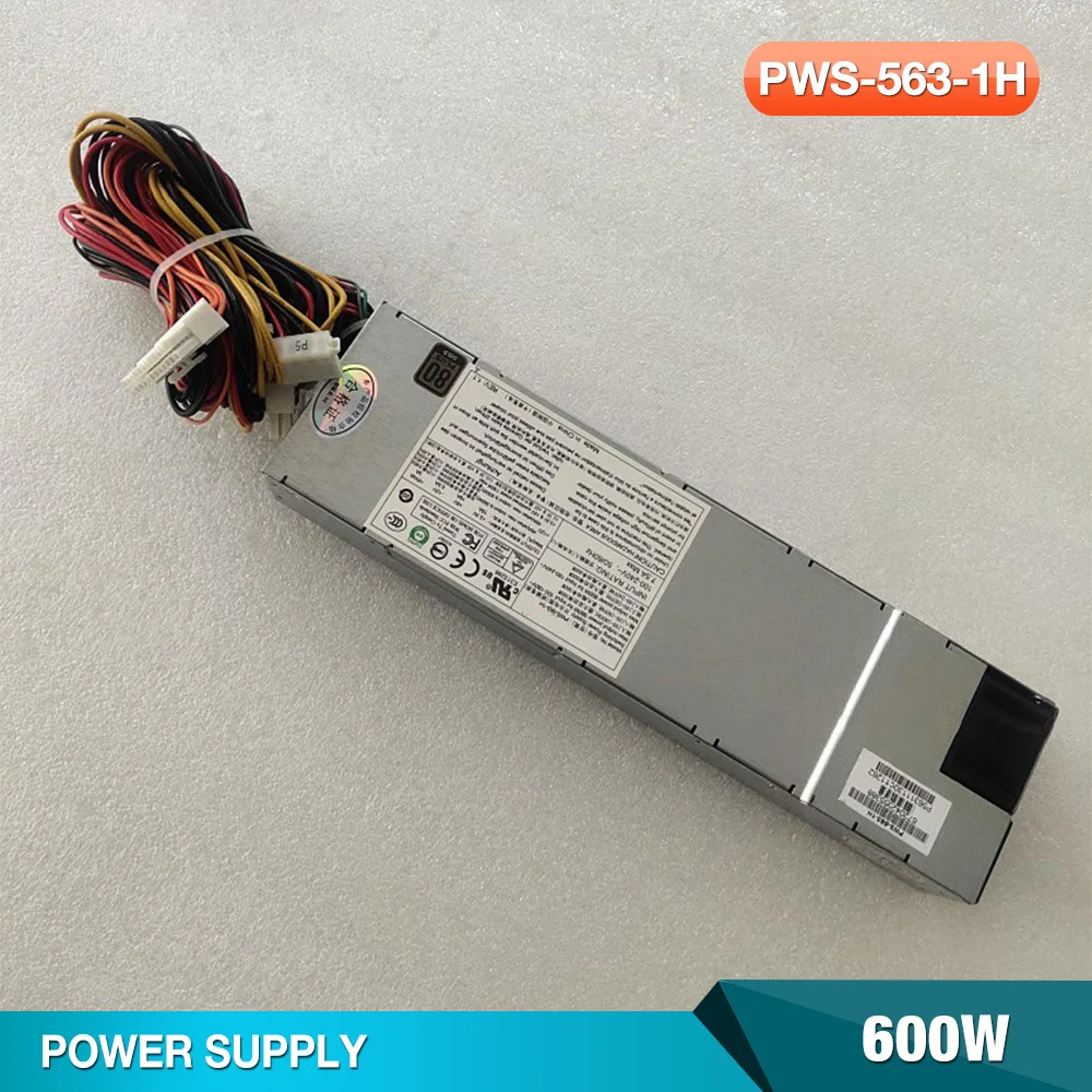 

Original For Supermicro 600W 1U Server Industrial Control Equipment Power Supply PWS-563-1H