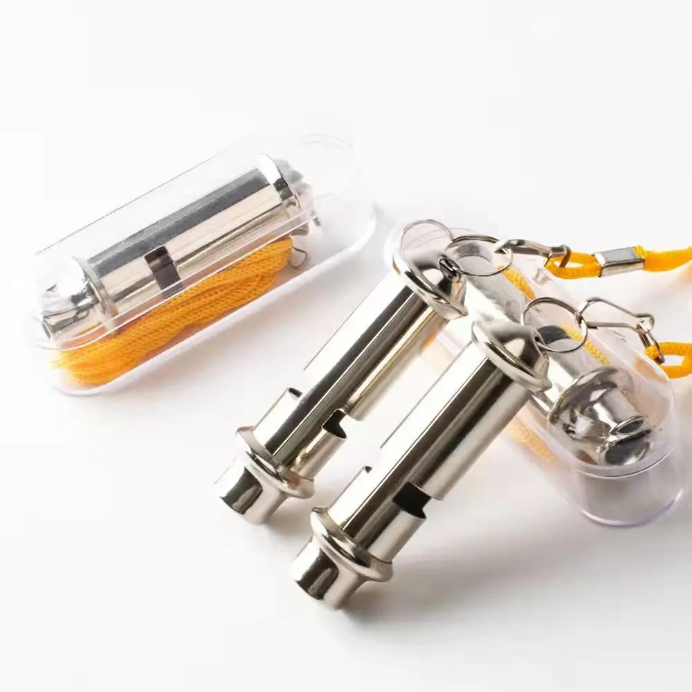 

Professional Whistle Soccer Basketball Game Referee Metal Whistle Outdoor Sports Like Big Sound Whistle Camping Hiking Survival