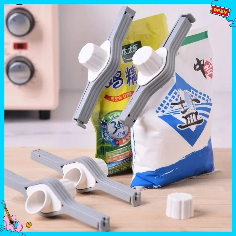 

Герметизирующий зажим с винтовой крышкой, мешок для приправ, молоко, порошок, соль, герметичный зажим, зажим для закусок, зажим для консервации, гаджет, кухонные аксессуары