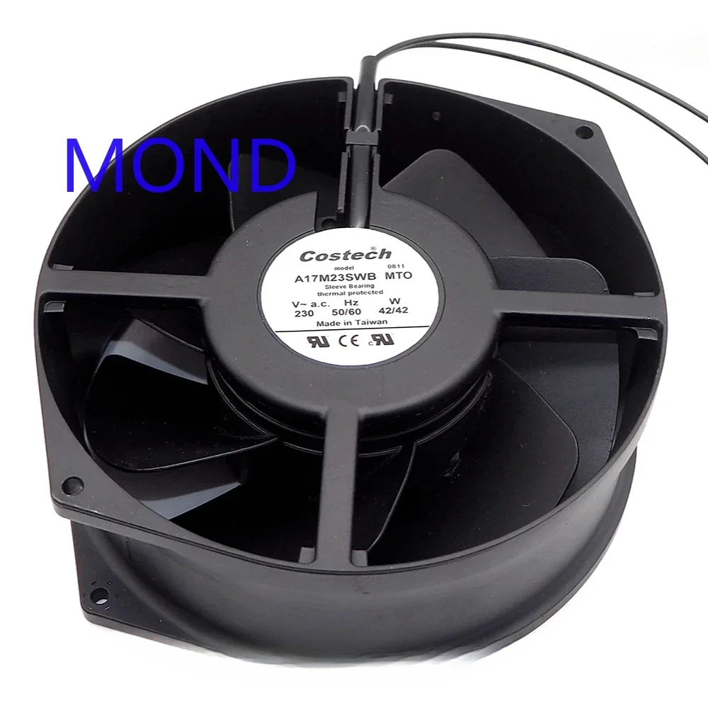

A17M23SWB M00 MT0 42W A17T23SWB M00 MT0 45W Server Fan for Costech High Air Inverter Cooling Fan 230V 172x151x55mm 2-Wire