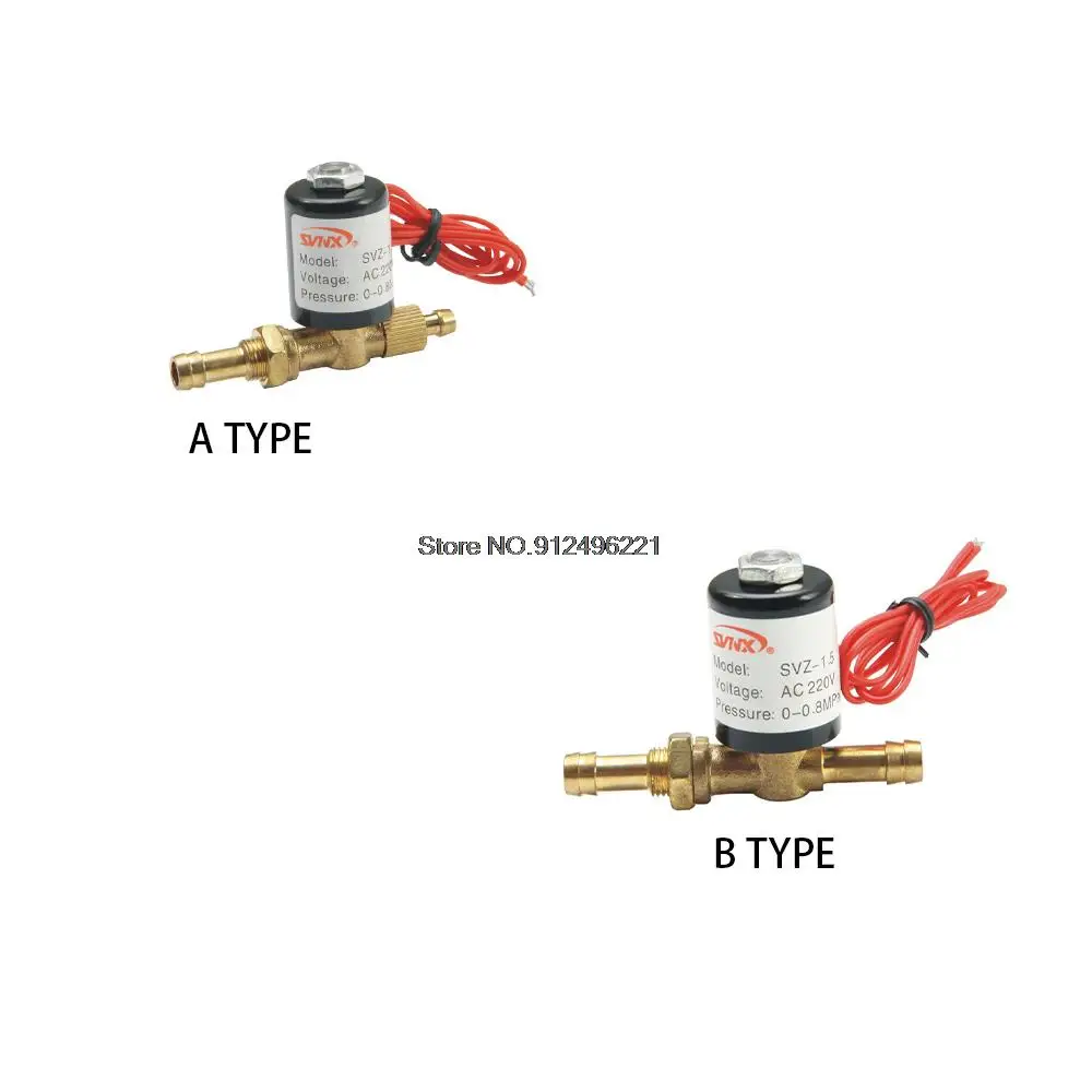 SVZ-1.5  solenoid valve Argon arc welding machine   AC DC 24V 36V 220V   2 position 2 way solenoid valve