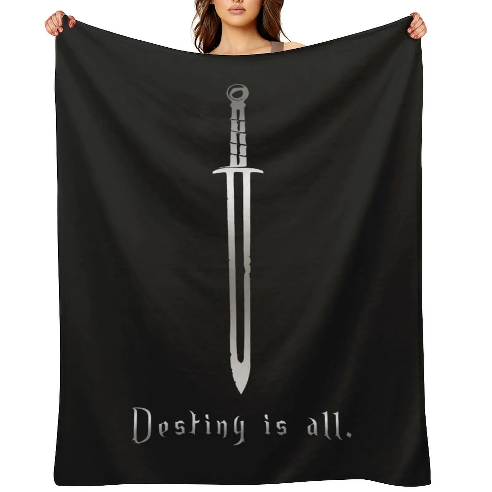 The Last Kingdom - Destiny is all Throw Blanket Thermals For Travel Flannel Fabric Kid'S Cute Decorative Sofas Retros Blankets