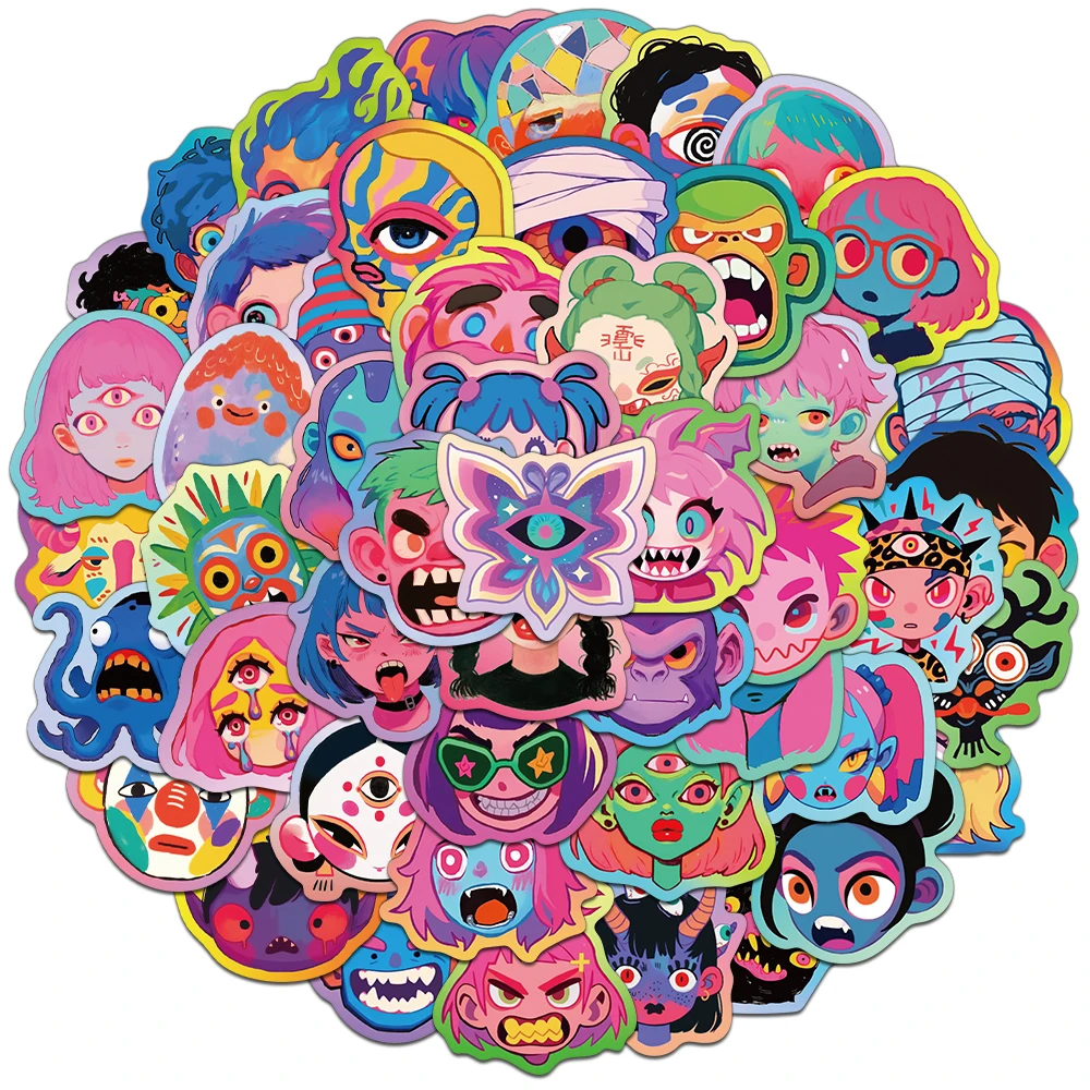 50PCS Creative Abst…