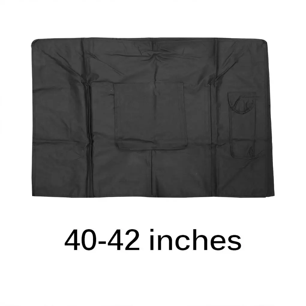 Outdoor Waterproof TV Cover Oxford Cloth Sleeve Black Screen Shade Dust Case LCD Television Protector for Home Yard Patio