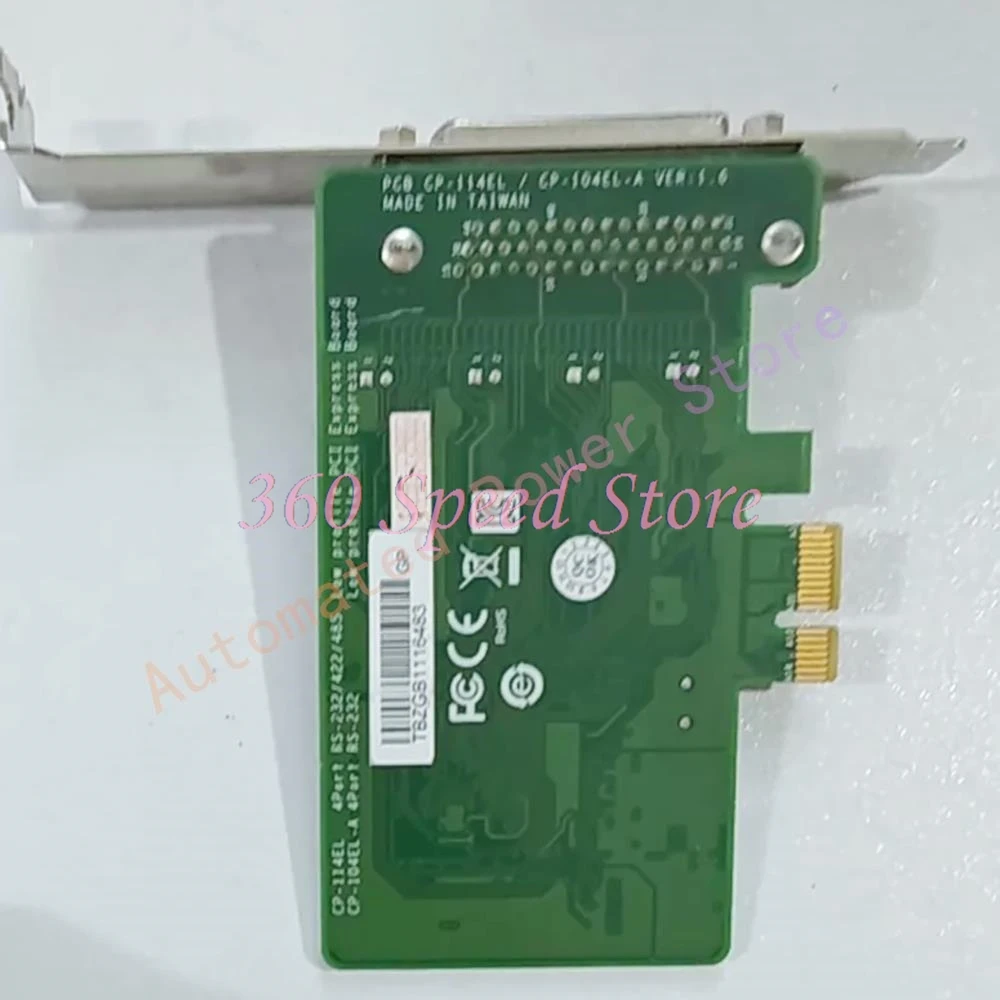 4-Channel RS-232 Serial Port Card CP-104EL-A V1.6.1 Acquisition Card