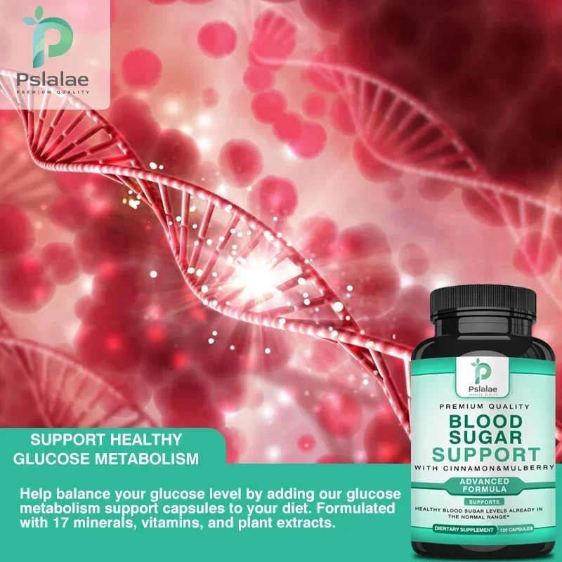 Blood Sugar Support - Controls Blood Sugar Levels, Supports Heart Health, Glucose Metabolism