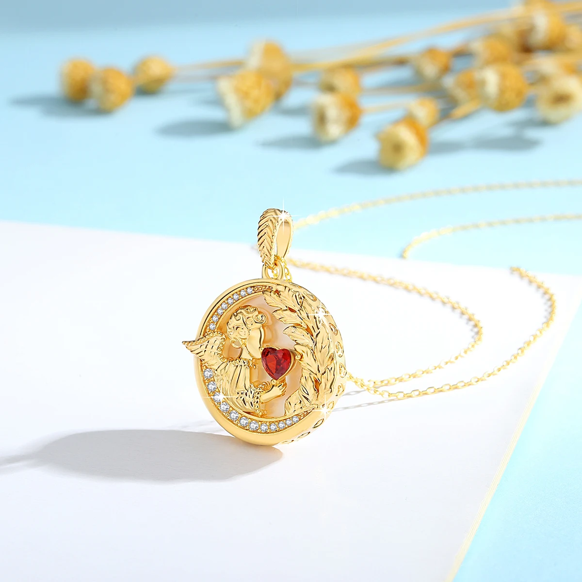 Handmade Angel Pendant Necklac - Women'S Day Fashion Show 评论和价格