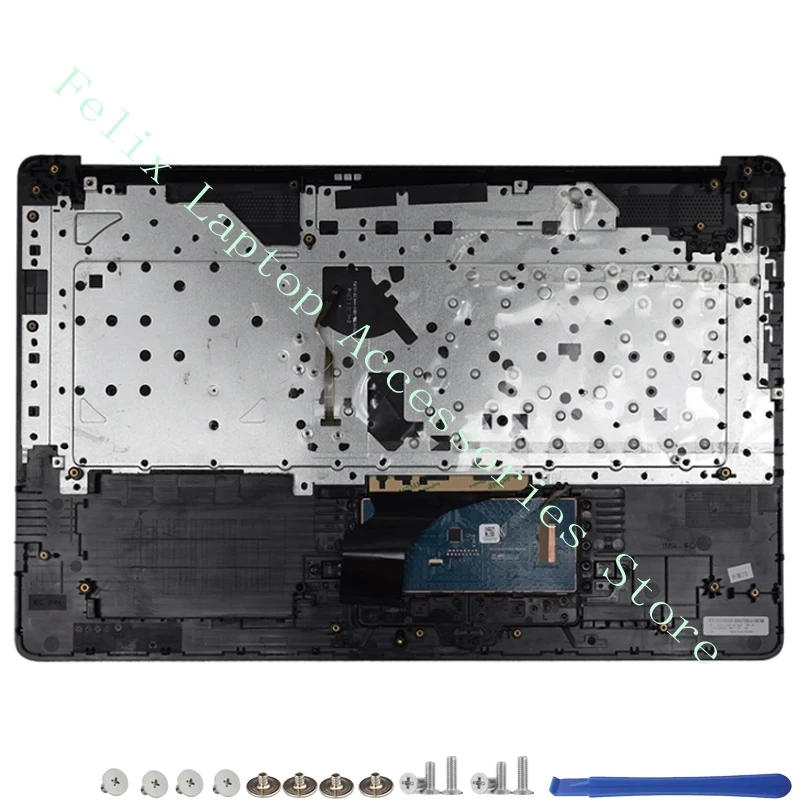 Imagem -05 - Laptop Lcd Tampa Traseira Moldura Palmrest Teclado Superior Caixa Inferior para hp Pavilion 17-by 17-ca cr 17q-cs 470 g7 Preto Prateado Novo
