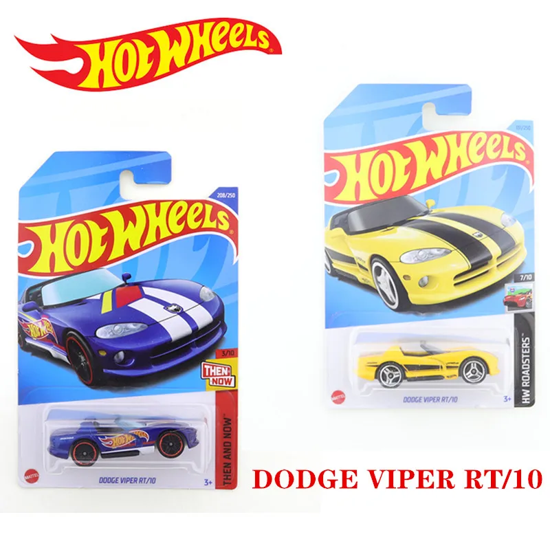 

2023-131 Original Hot Wheels DODGE VIPER RT/10 Mini Alloy Coupe 1/64 Metal Diecast Model Car Kids Toys Gift