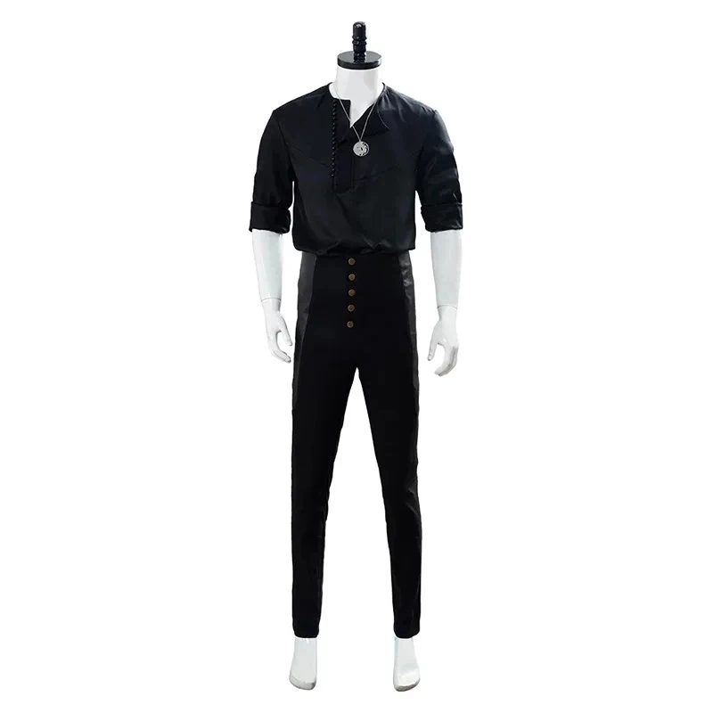 Disfraz de Cosplay de Anime Witcher, Uniforme de Rivia para Juego de Roles, Ropa de Halloween, Geralt Cos 158gj