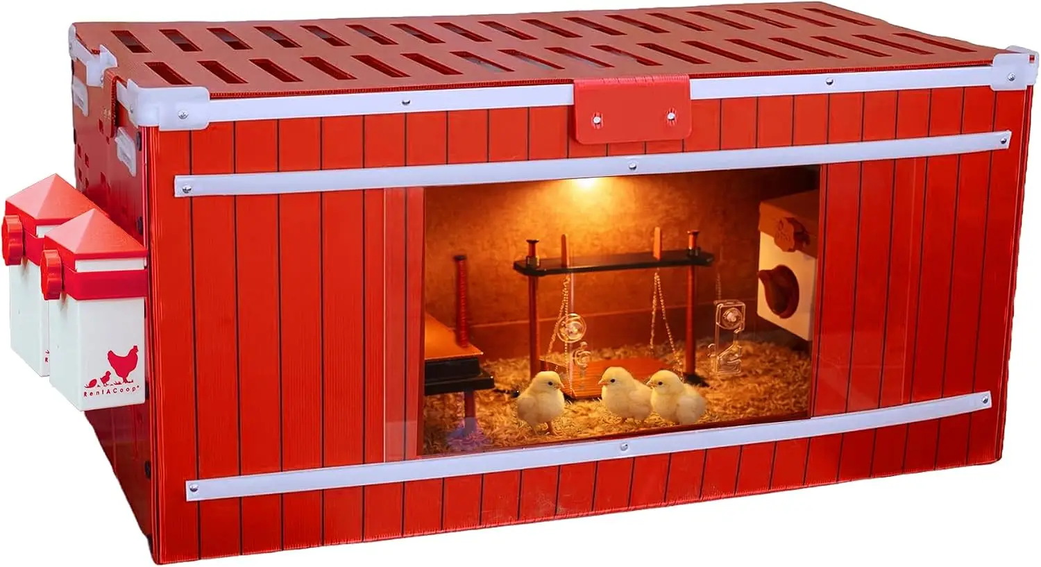 Big Red Barn Chick Brooder Set with Heating Plate