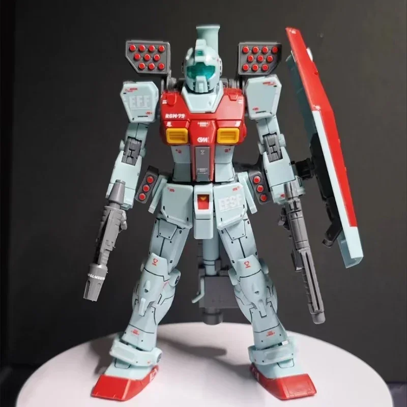 

Собранная Модель, набор мобильных устройств RGM-79 GM.ISHOULDER CANNON/ MISSLLEPOD Jim, подвижная модель механической игрушки, коллекционный орнамент, подарок