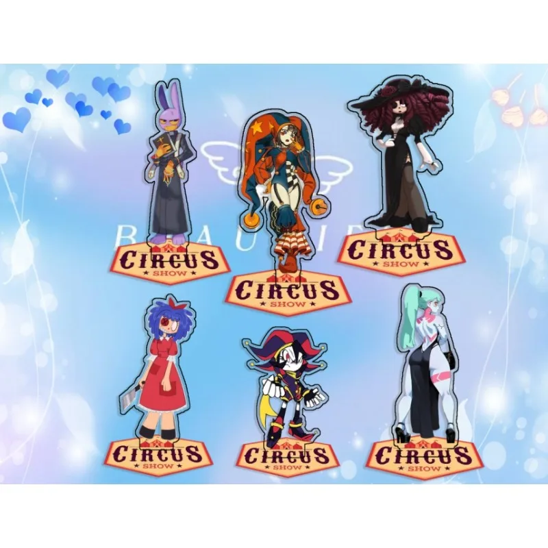 

Standing Sign for The Amazing Digital Circus Pomni Jax Ragatha Acrylic SelfMade Cute Anime Game Desktop Decoration ToyFansGift
