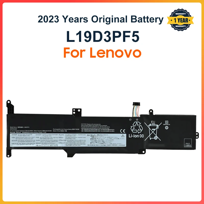 Batería L19D3PF5 L16L2PB3 para Lenovo IdeaPad 3-14ADA05 3-14ARE05 3-14IIL05 3-14IML05 3-15ARE05 3-15IIL05 3-15IML05 3-15IML05 L19C3PF7