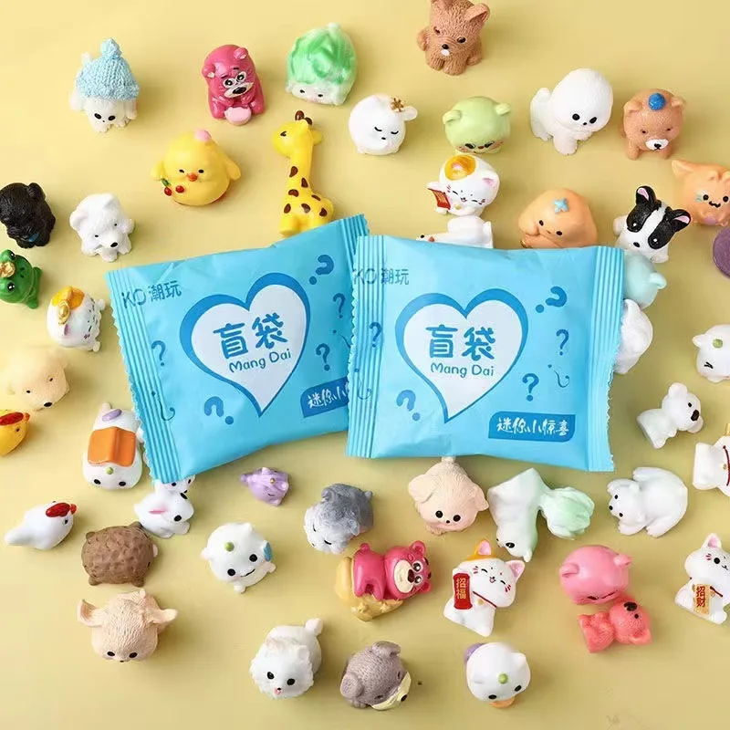 

50/100pc Cute Mini Animal Surprise Blind Bag - Fun Party Favors for Gifts Holiday Celebrations (Assorted Colors Styles) Gift Bag