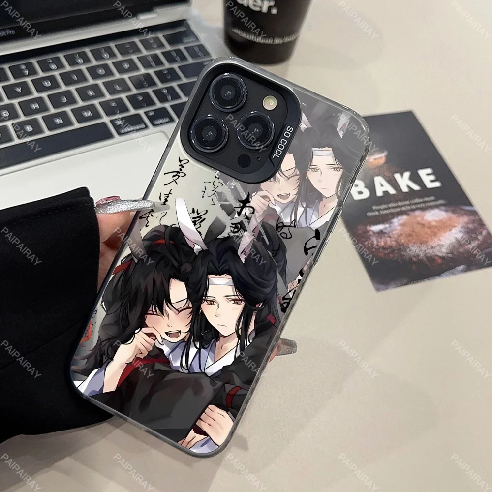 أنيمي مو داو زو شي لسامسونج غالاكسي S20 23 24 25 30 32 34 35 FE زائد الترا جراب هاتف شل حماية الغطاء الخلفي IMD