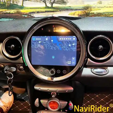 BMW 미니 원 R56 2009 대시 스테레오 내비게이션 카플레이, 안드로이드 14, 8 코어, 128GB, 자동차 라디오, 멀티미디어 비디오 플레이어, 4G SIM 카드