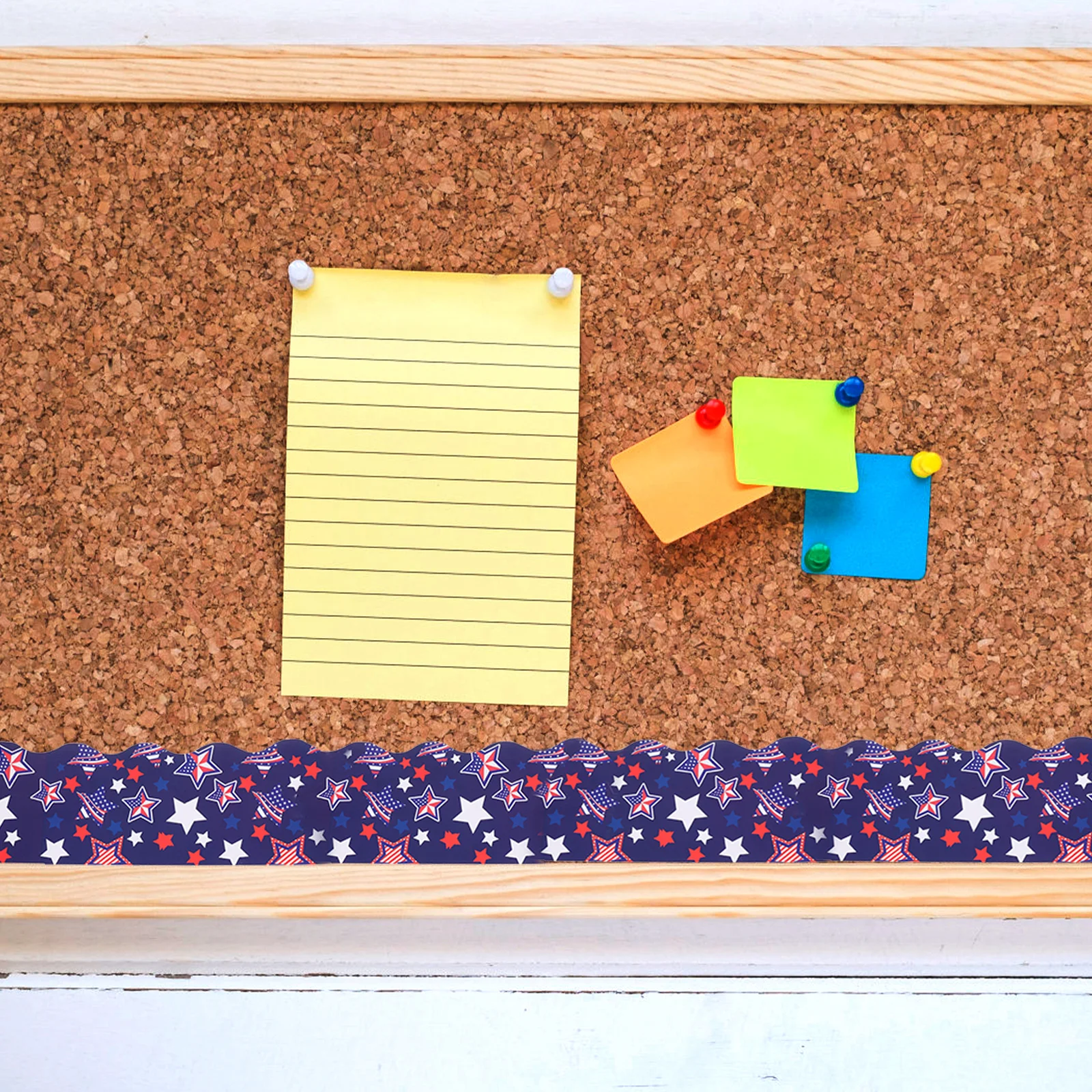

Pentagram Sticker Borders Classroom Bulletin Coated Paper Festival Supplies Removable Border Decor Cartoon Pattern Trim Strip