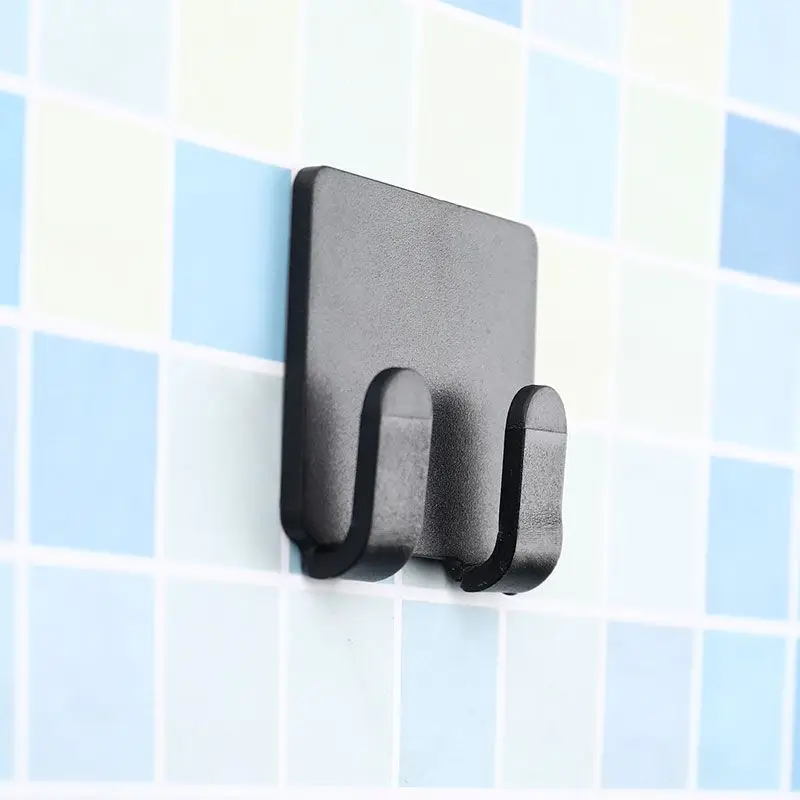 2 pezzi Punch Free Razor Holder Storage Hook Wall Men Shaver Shelf bagno Razor Rack Wall accessori per il bagno