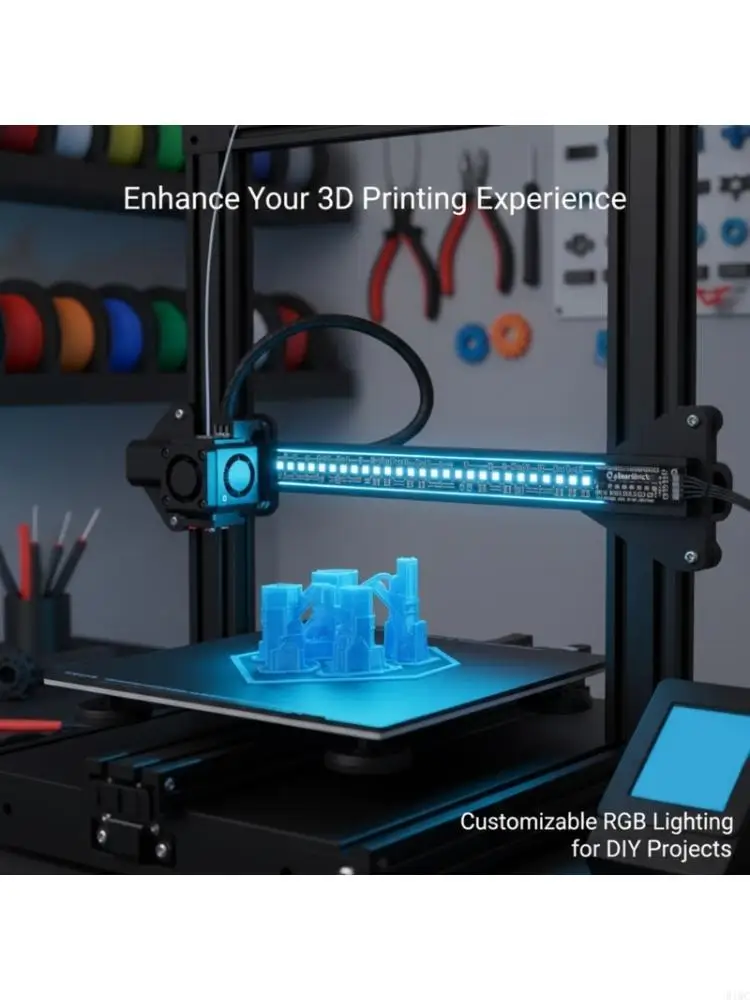 

Energy Efficient LED Board Perfect For Cyberbrick WS2812 3D Printer Lighting And Decoration Open Source Firmware