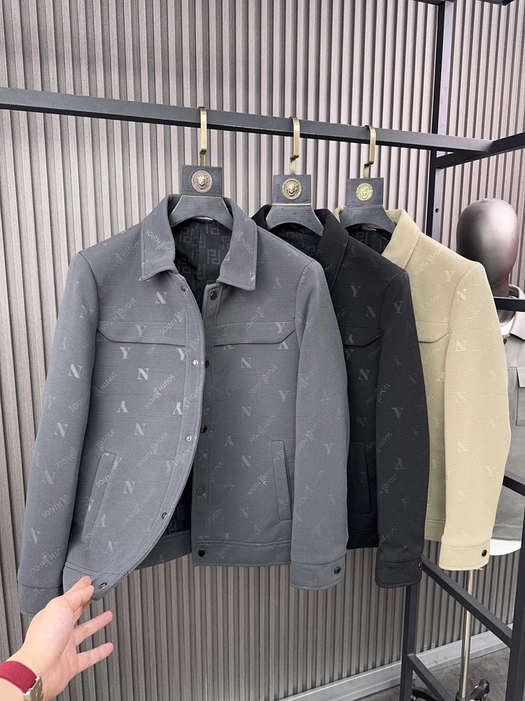 

Pampa& Men's Casual Sle Jaet Stand Fit Faion Urban Spring Autumn Long Sve Regular Length Youth Outerwear