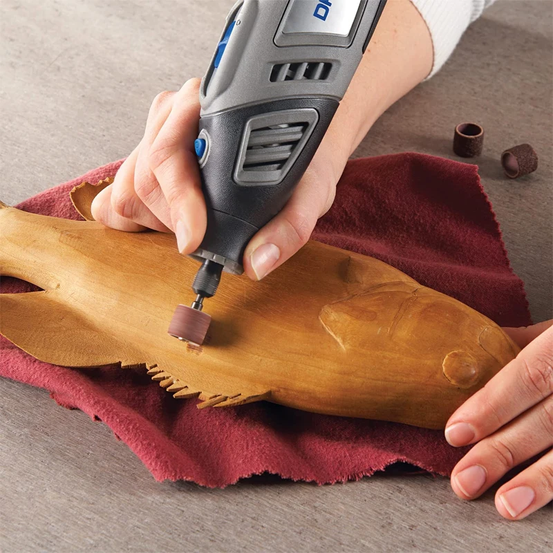 Imagem -05 - Dremel Ez407sa ez Bateria Lixa Banda e Mandril 5x Mais Rápido com Dremel 2-polegada Correia Abrasiva para Lixamento Plano e Borda Lixamento