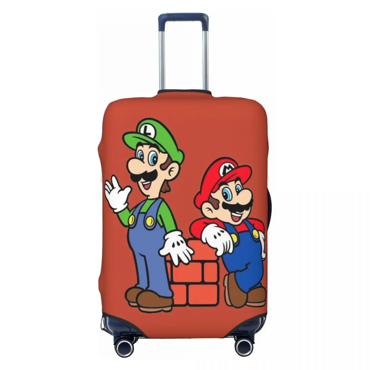 

Custom M-Marioed Game Luggage Cover Protector Fashion Travel Suitcase Protective Cover for 18-32 Inch