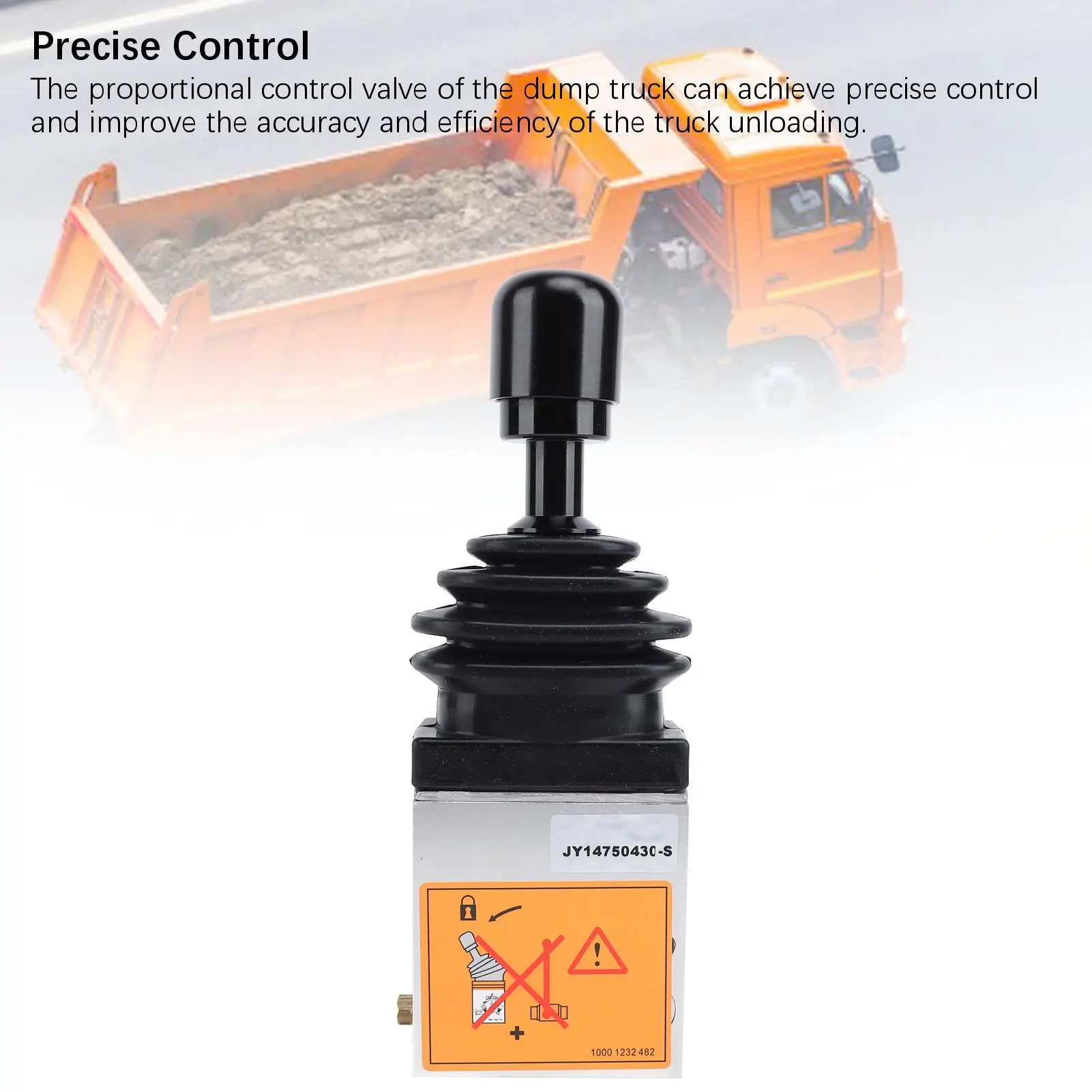 

Dump Truck Control Valve Dump Truck Tipper Valve Air Operated Efficient Easy To Install with 3 Connectors for Hydraulic System